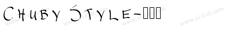 Chuby Style字体转换
